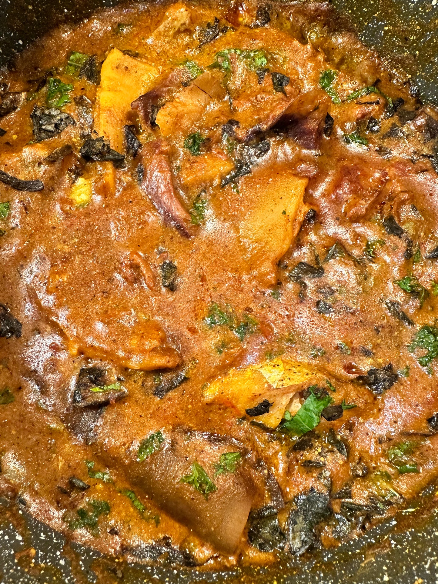 Ogbona(goat meat)