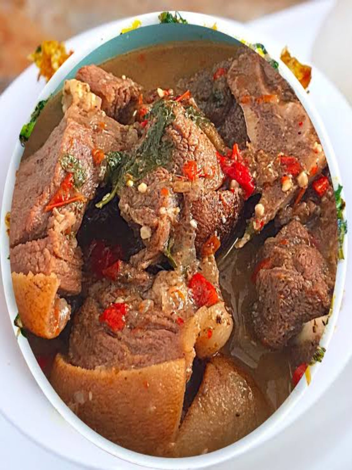 Goat meat pepper soup